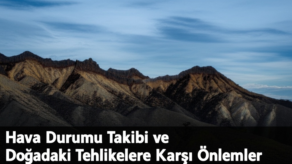 Hava Durumu Takibi ve Doğadaki Tehlikelere Karşı Önlemler