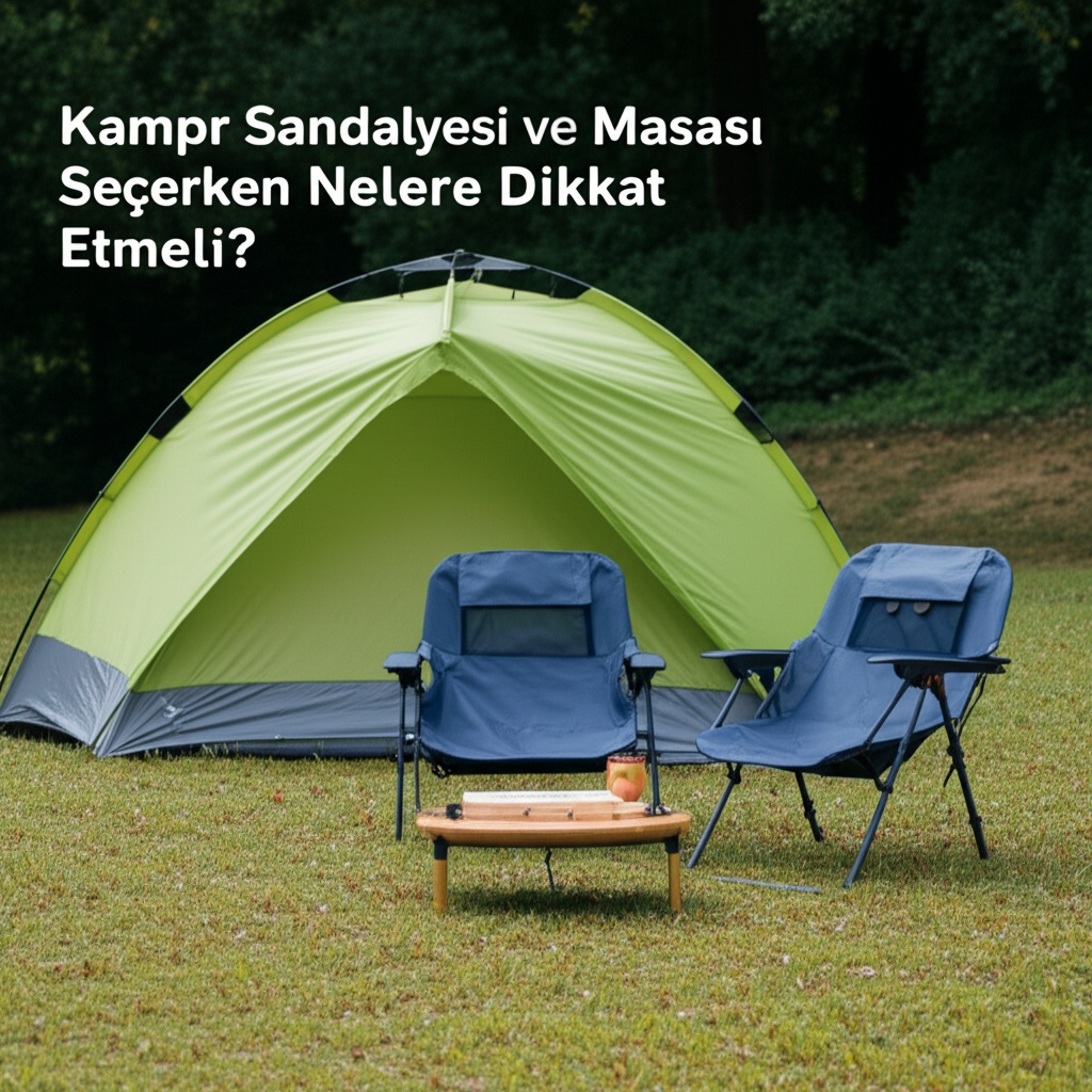 Kamp Sandalyesi ve Masası Seçerken Nelere Dikkat Etmeli?