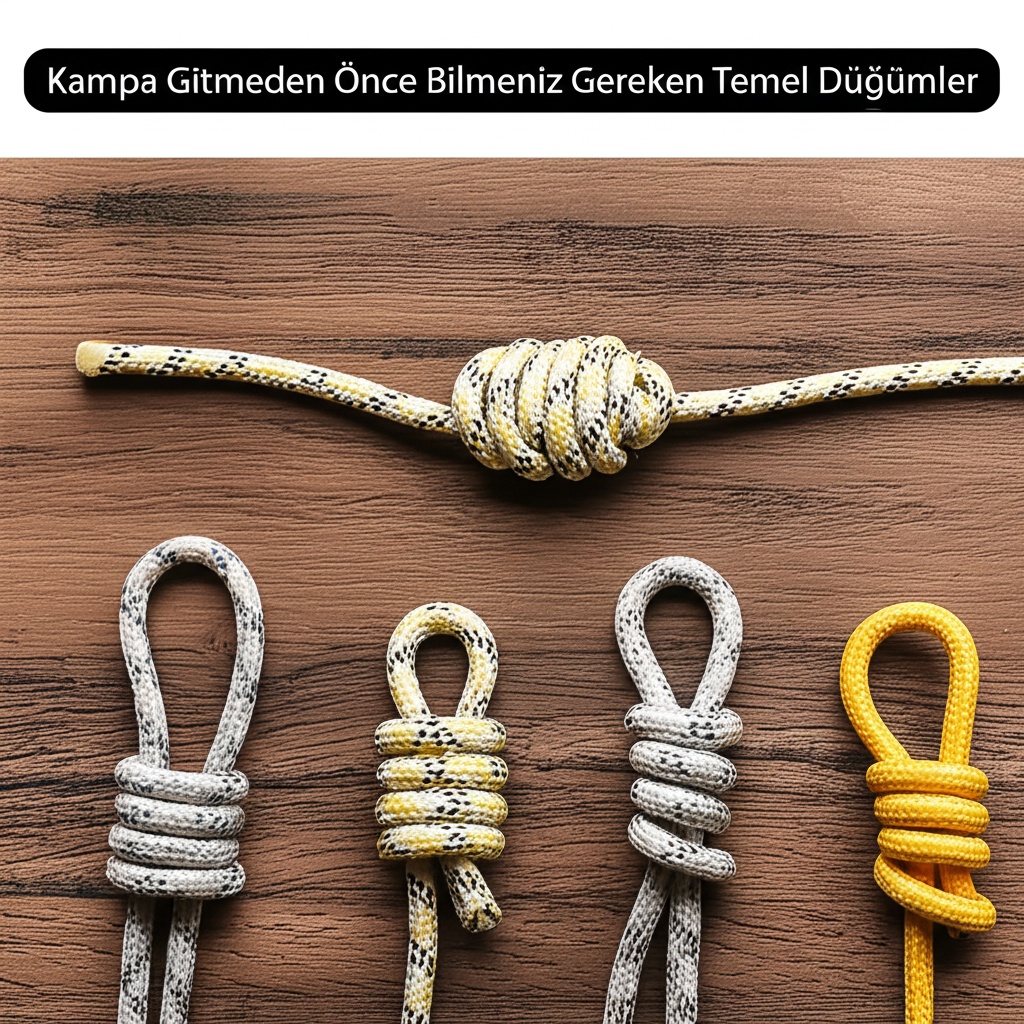 Kampa Gitmeden Önce Bilmeniz Gereken Temel Düğümler